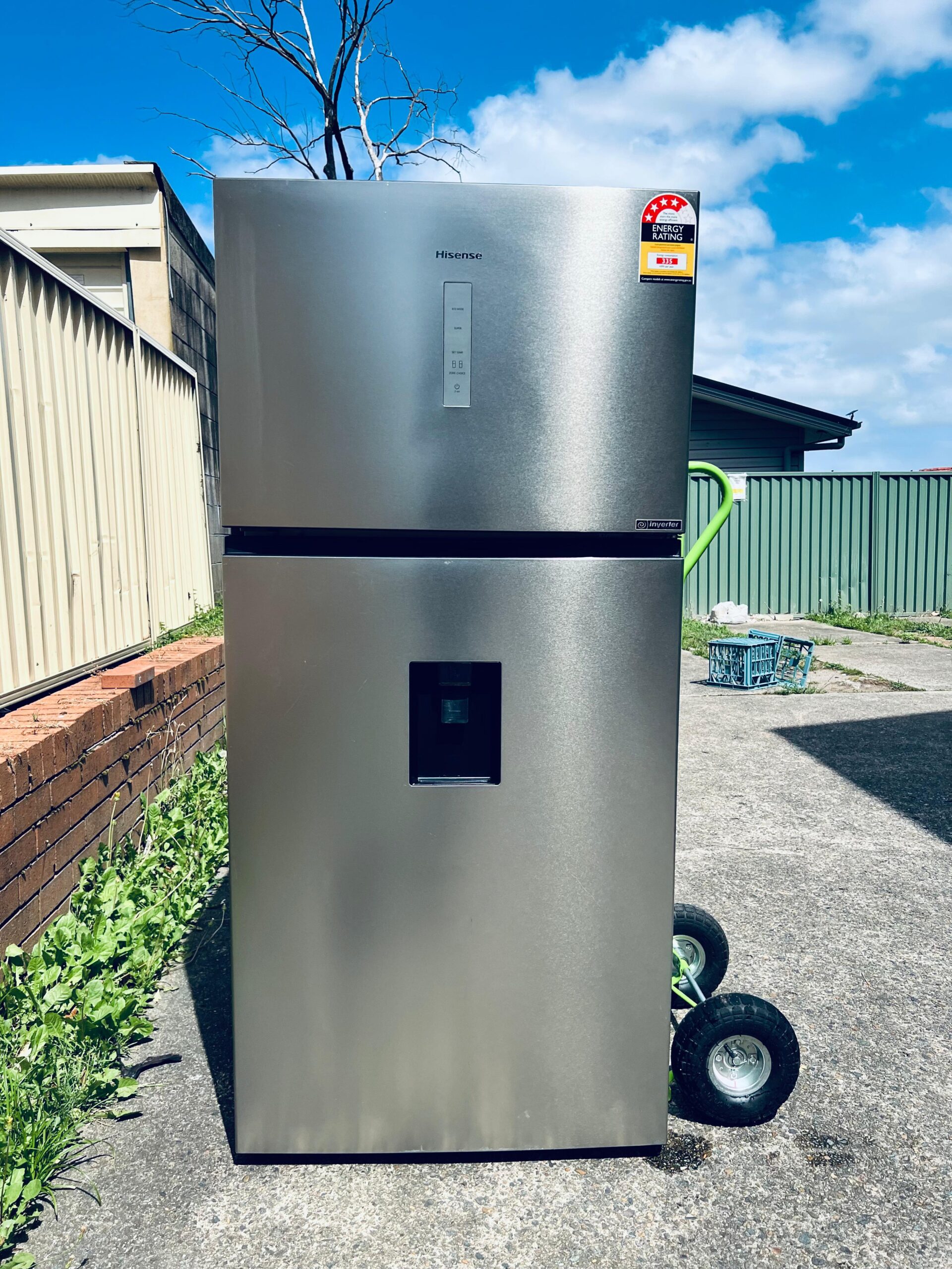 hisense top mount fridge